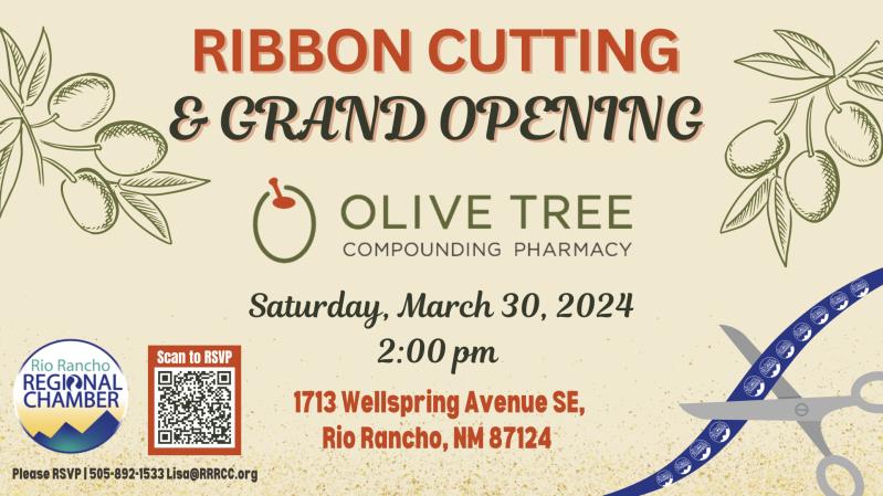 Ribbon Cutting - Olive Tree Compounding Pharmacy