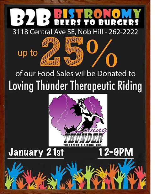 B2B Fundraiser for Loving Thunder Therapeutic Riding