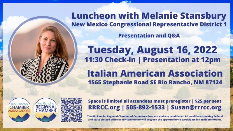 Representative Melanie Stansbury Luncheon Meeting