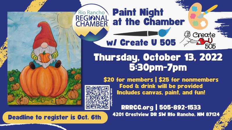 CANCELLED- Paint Night with Create U 505-