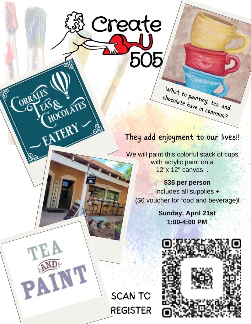 Paint Party at Corrales Teas & Chocolates