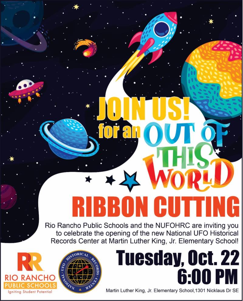 Ribbon Cutting - RRPS-National UFO Historical Records Center