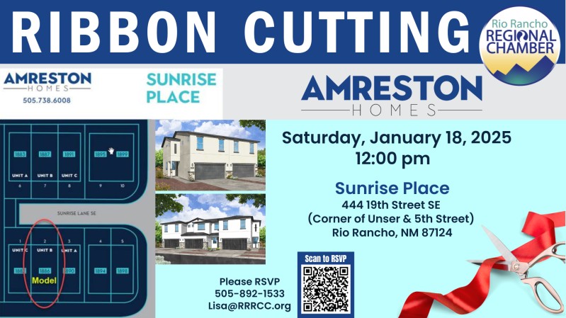 Ribbon Cutting - Sunrise PlaceAmreston Home New Development